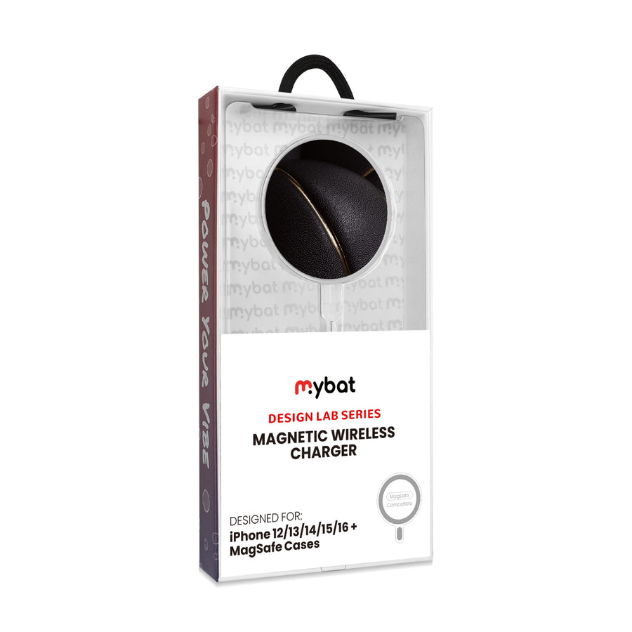 MyBat Design Lab Magnetic Wireless Charger - Silver - Black Basketballs - MCGWIRC18SL-090-8.jpg