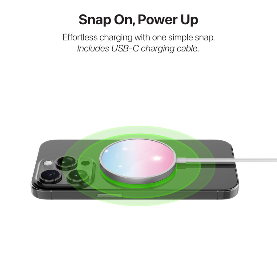 MyBat Design Lab Magnetic Wireless Charger - Silver - Clouds & Stars - MCGWIRC18SL-110-4.jpg