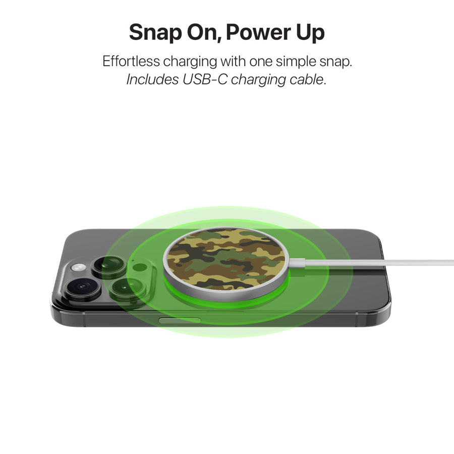 MyBat Design Lab Magnetic Wireless Charger - Silver - Military Camouflage - MCGWIRC18SL-119-4.jpg