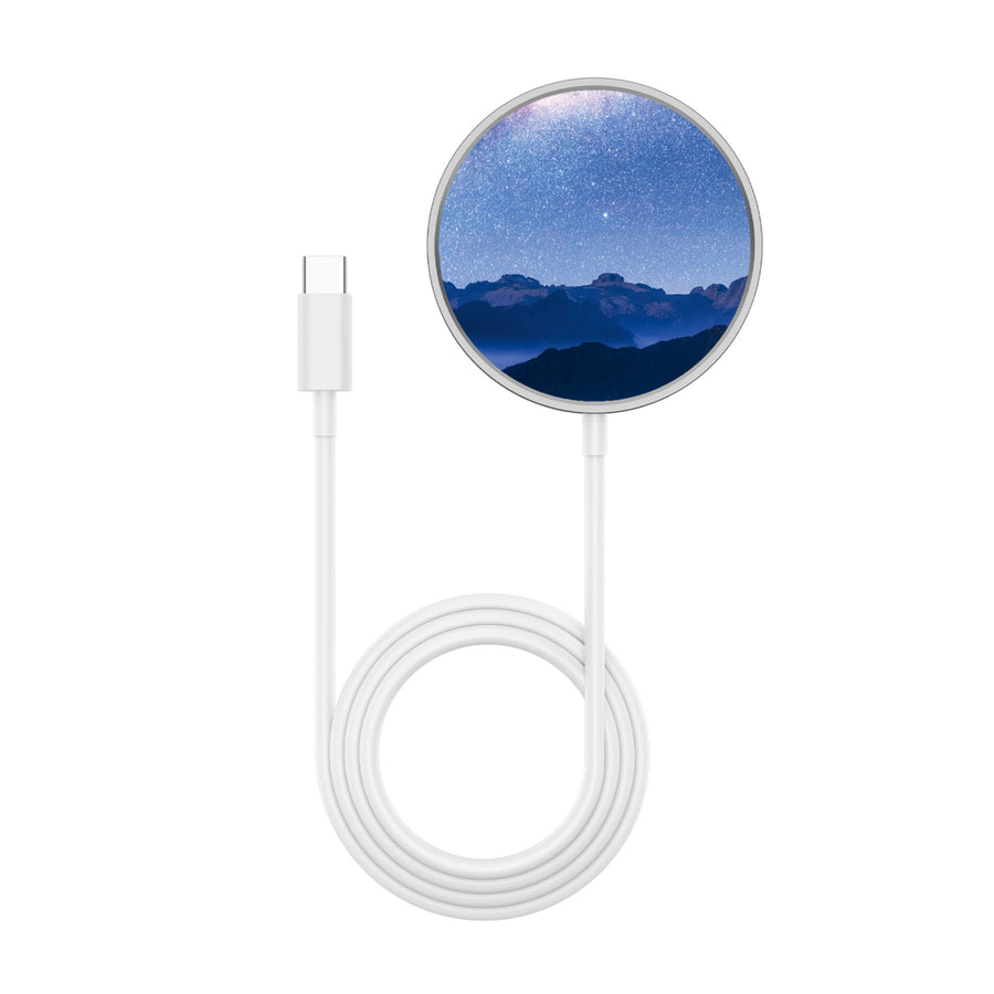 MyBat Design Lab Magnetic Wireless Charger - Silver - Celestial Mountains - MCGWIRC18SL-126-3.jpg