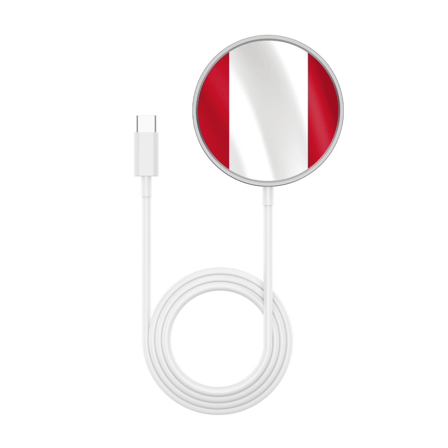 MyBat Design Lab Magnetic Wireless Charger - Silver - Austria Flag - MCGWIRC18SL-141-3.jpg