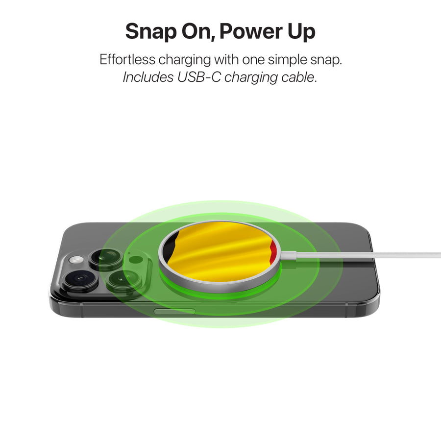 MyBat Design Lab Magnetic Wireless Charger - Silver - Belgium Flag - MCGWIRC18SL-142-4.jpg