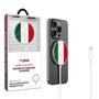 MyBat Design Lab Magnetic Wireless Charger - Silver - Hungary Flag