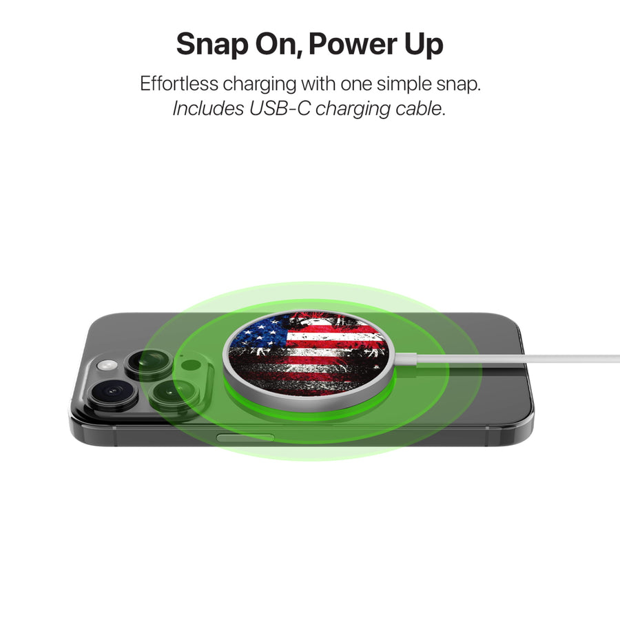 MyBat Design Lab Magnetic Wireless Charger - Silver - American Eagle - MCGWIRC18SL-169-4.jpg