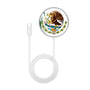 MyBat Design Lab Magnetic Wireless Charger - Silver - Bandera de México - MCGWIRC18SL-174-3.jpg