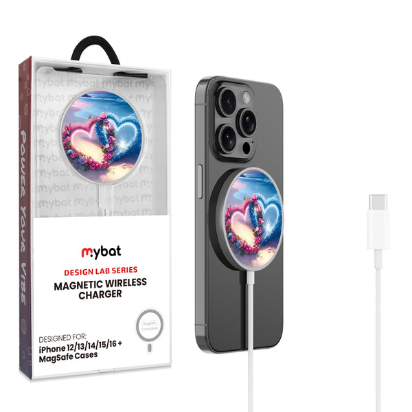 MyBat Design Lab Magnetic Wireless Charger - Silver - Heart and Soul - MCGWIRC18SL-176-1.jpg