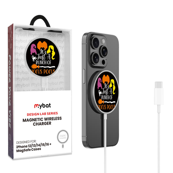 MyBat Design Lab Magnetic Wireless Charger - Silver - Hocus Pocus - MCGWIRC18SL-226-1.jpg