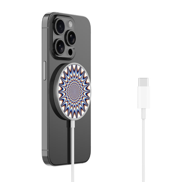 MyBat Design Lab Magnetic Wireless Charger - Silver - Hypnotic Burst - MCGWIRC18SL-267-2.jpg