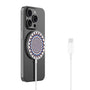 MyBat Design Lab Magnetic Wireless Charger - Silver - Hypnotic Burst - MCGWIRC18SL-267-2.jpg