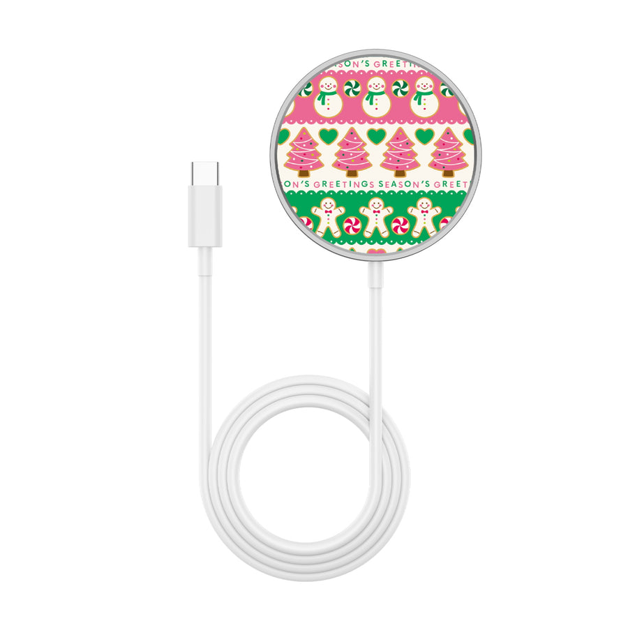 MyBat Design Lab Magnetic Wireless Charger - Silver - Season's Greeting - MCGWIRC18SL-277-3.jpg
