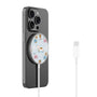 MyBat Design Lab Magnetic Wireless Charger - Silver - Puppy Snow Play - MCGWIRC18SL-299-2.jpg