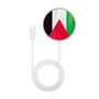 MyBat Design Lab Magnetic Wireless Charger - Silver - Palestine Flag - MCGWIRC18SL-306-3.jpg