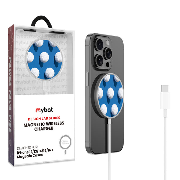 MyBat Design Lab Magnetic Wireless Charger - Silver - Golf Ball Roll - MCGWIRC18SL-313-1.jpg