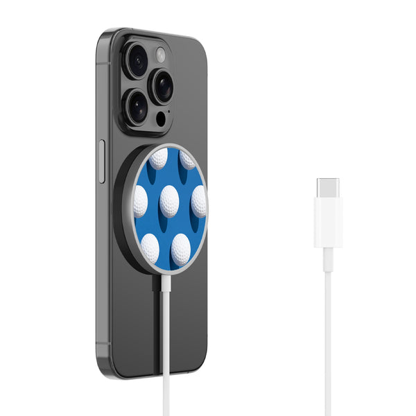 MyBat Design Lab Magnetic Wireless Charger - Silver - Golf Ball Roll - MCGWIRC18SL-313-2.jpg