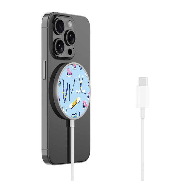 MyBat Design Lab Magnetic Wireless Charger - Silver - Winter Games - MCGWIRC18SL-322-2.jpg