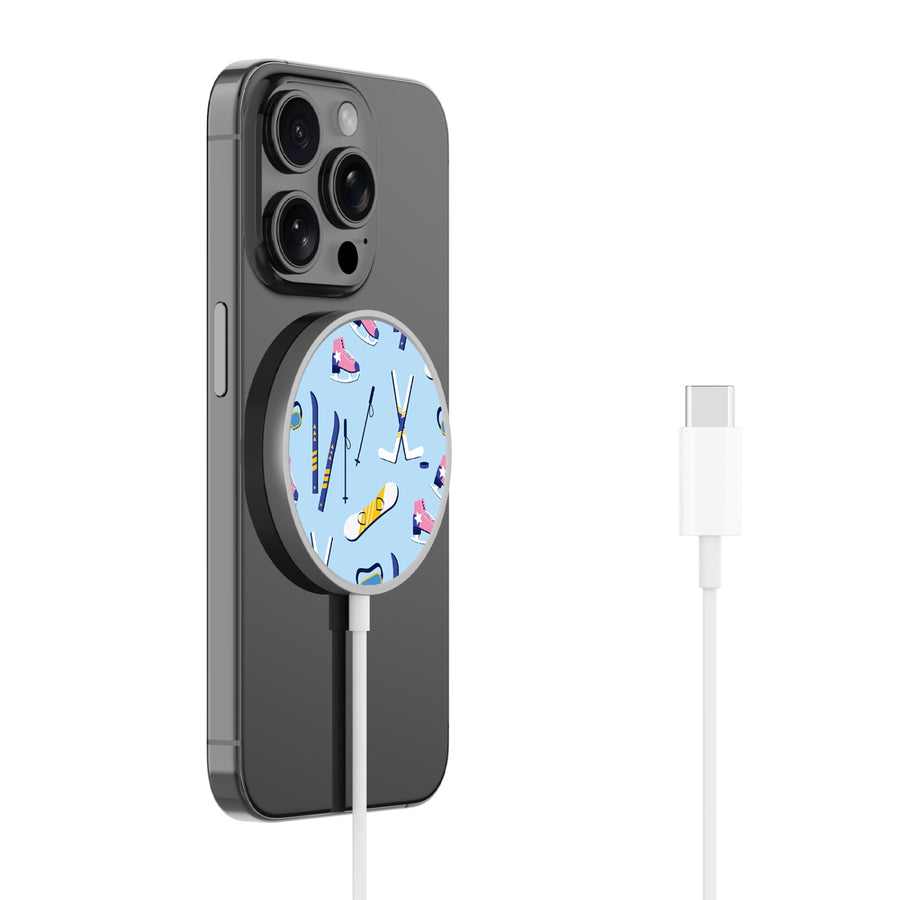MyBat Design Lab Magnetic Wireless Charger - Silver - Winter Games - MCGWIRC18SL-322-2.jpg