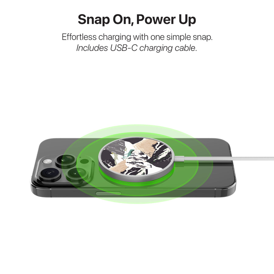 MyBat Design Lab Magnetic Wireless Charger - Silver - Rocky Peaks - MCGWIRC18SL-323-4.jpg
