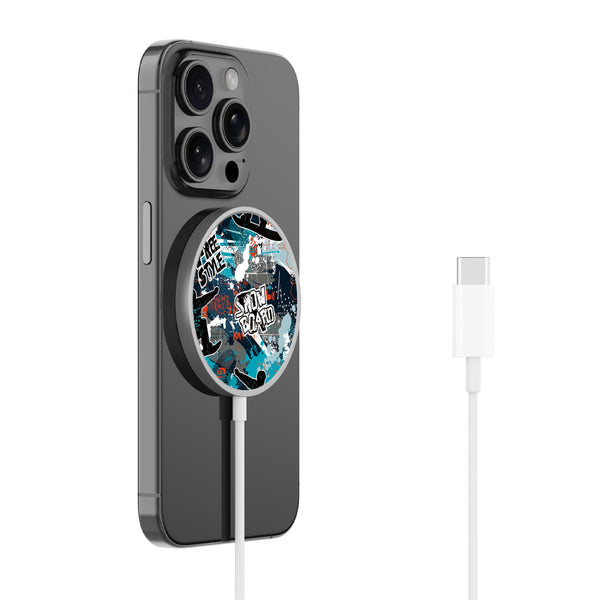 MyBat Design Lab Magnetic Wireless Charger - Silver - Shredding Freestyle - MCGWIRC18SL-326-2.jpg