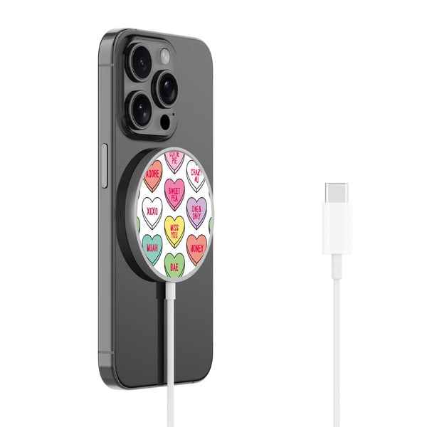 MyBat Design Lab Magnetic Wireless Charger - Silver - Sweet Hearts - MCGWIRC18SL-337-2.jpg