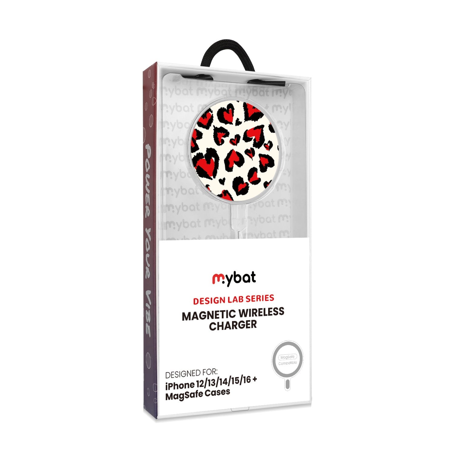 MyBat Design Lab Magnetic Wireless Charger - Silver - Wild Hearts