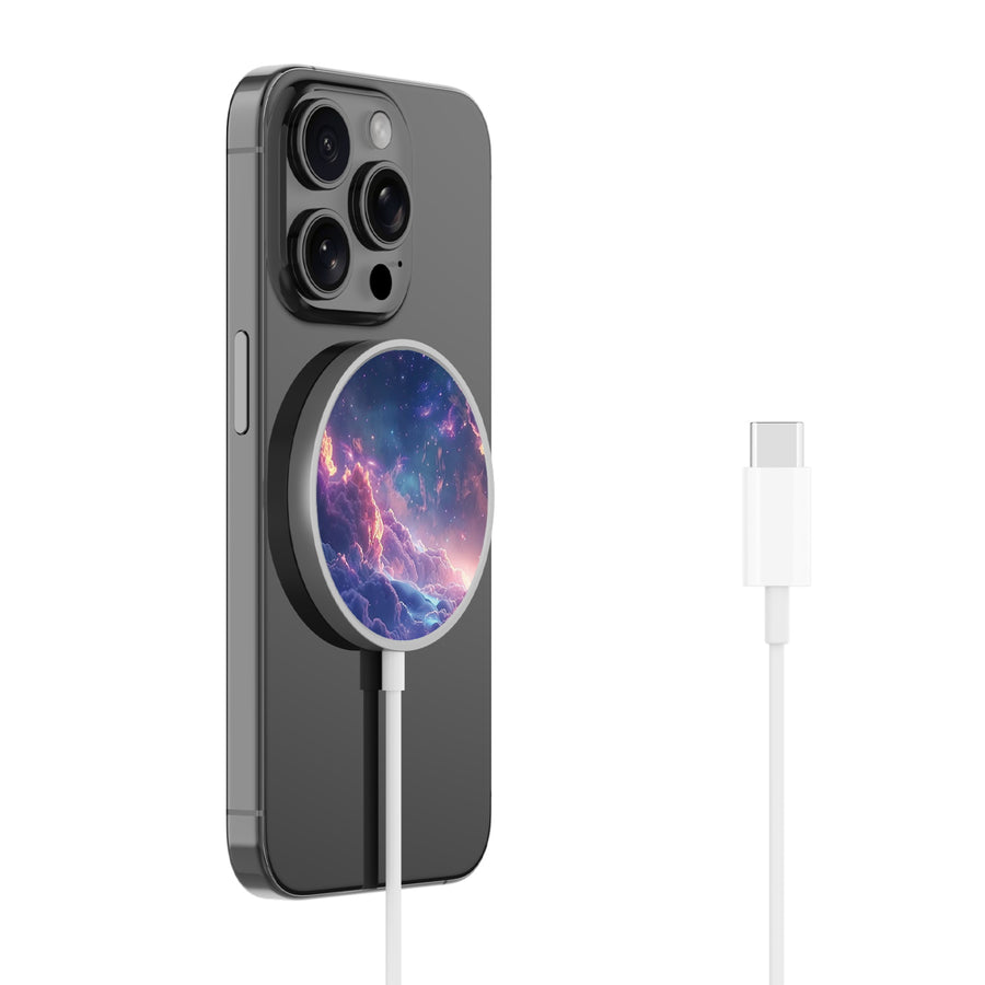 MyBat Design Lab Magnetic Wireless Charger - Silver - Galaxy Clouds - MCGWIRC18SL-345-2.jpg