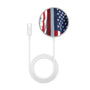 MyBat Design Lab Magnetic Wireless Charger - Silver - Waving USA FLag - MCGWIRC18SL-367-3.jpg
