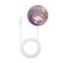 MyBat Design Lab Magnetic Wireless Charger - Silver - Seashell Beach - MCGWIRC18SL-374-3.jpg