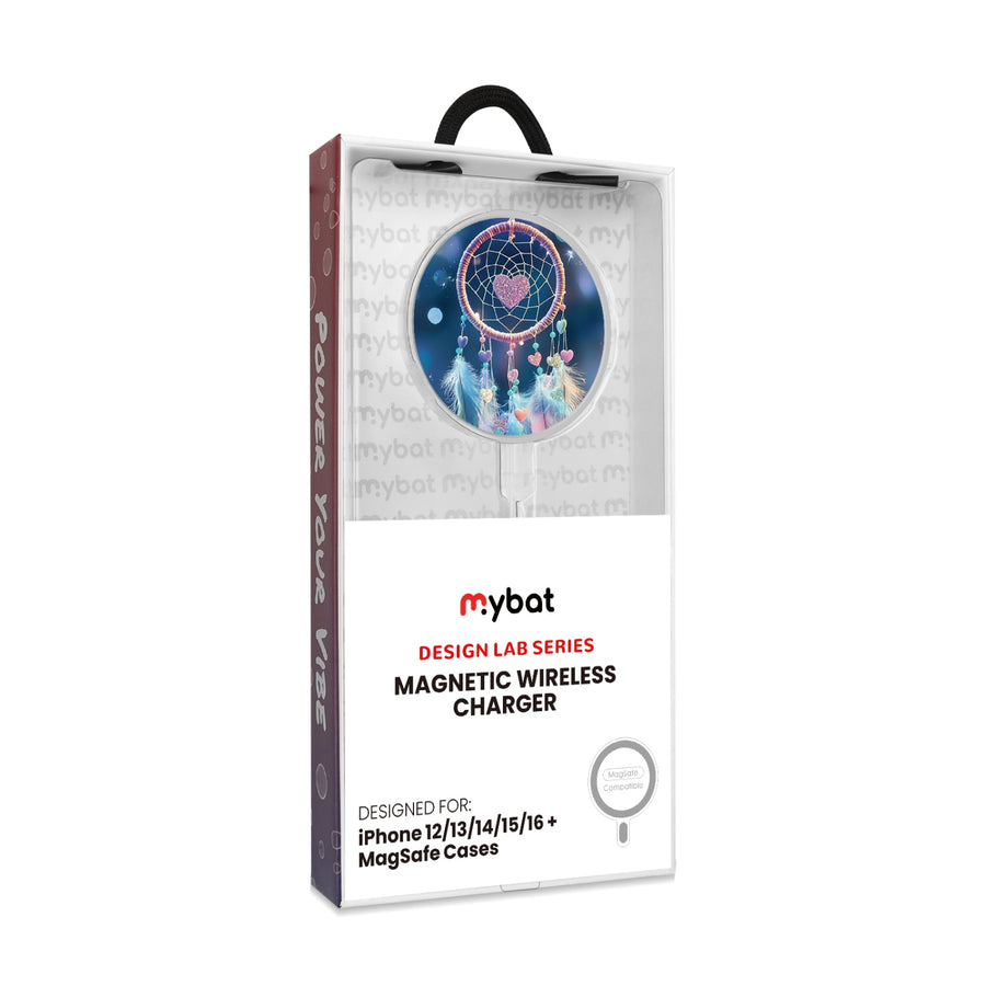 MyBat Design Lab Magnetic Wireless Charger - Silver - Pastel Dreamcatcher - MCGWIRC18SL-376-8.jpg