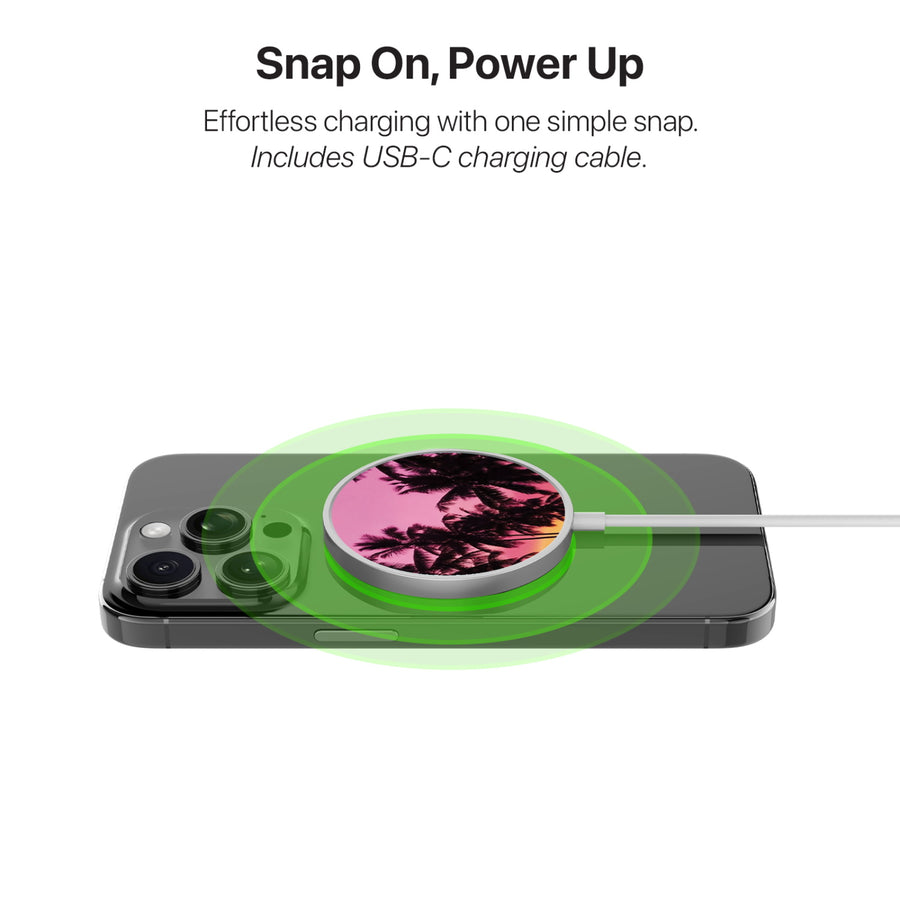 MyBat Design Lab Magnetic Wireless Charger - Silver - Hello Summer - MCGWIRC18SL-386-4.jpg