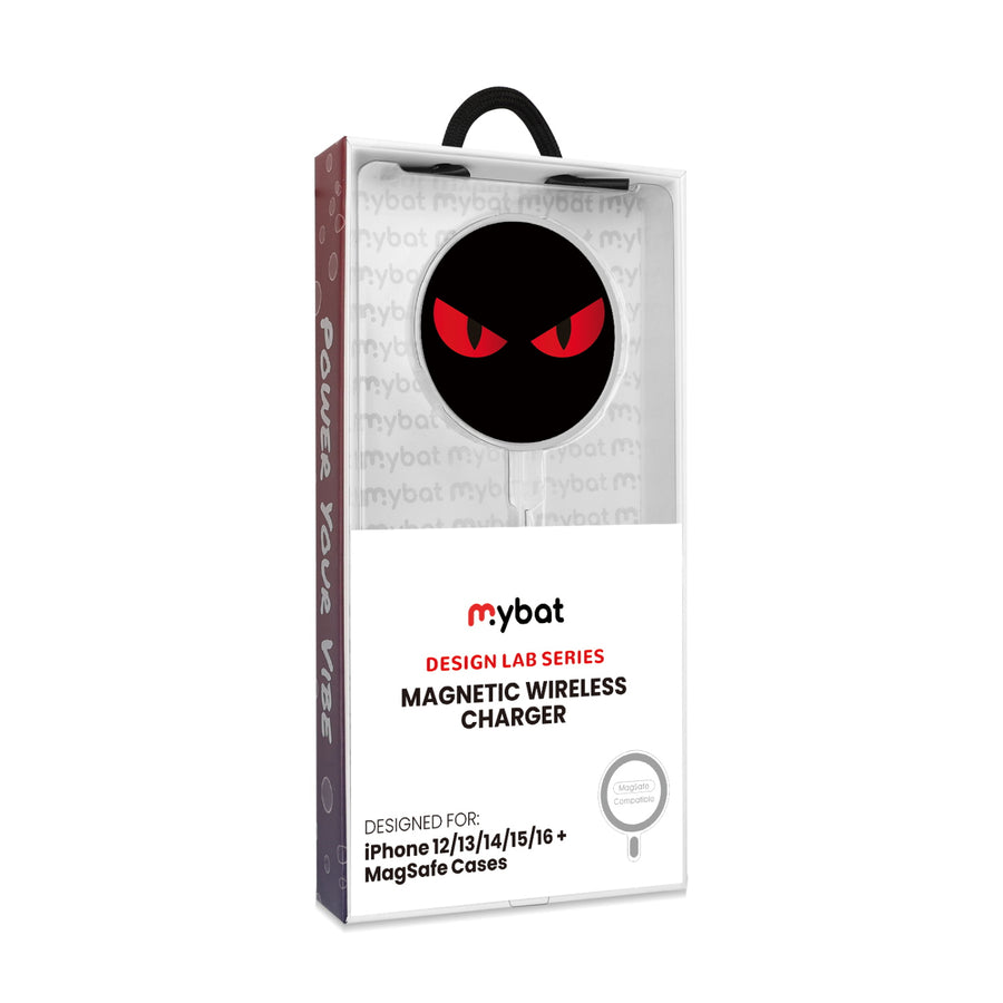 MyBat Design Lab Magnetic Wireless Charger - Silver - Red Eyes - MCGWIRC18SL-400-8.jpg
