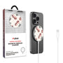 MyBat Design Lab Magnetic Wireless Charger - Silver - Cherry Skulls