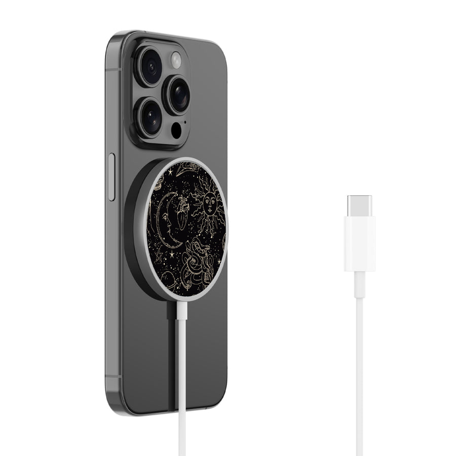 MyBat Design Lab Magnetic Wireless Charger - Silver - Mystic Elements - MCGWIRC18SL-412-2.jpg
