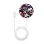 MyBat Design Lab Magnetic Wireless Charger - Silver - Sugar Rose Skulls - MCGWIRC18SL-418-3.jpg