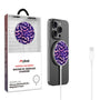 MyBat Design Lab Magnetic Wireless Charger - Silver - Twilight Bats