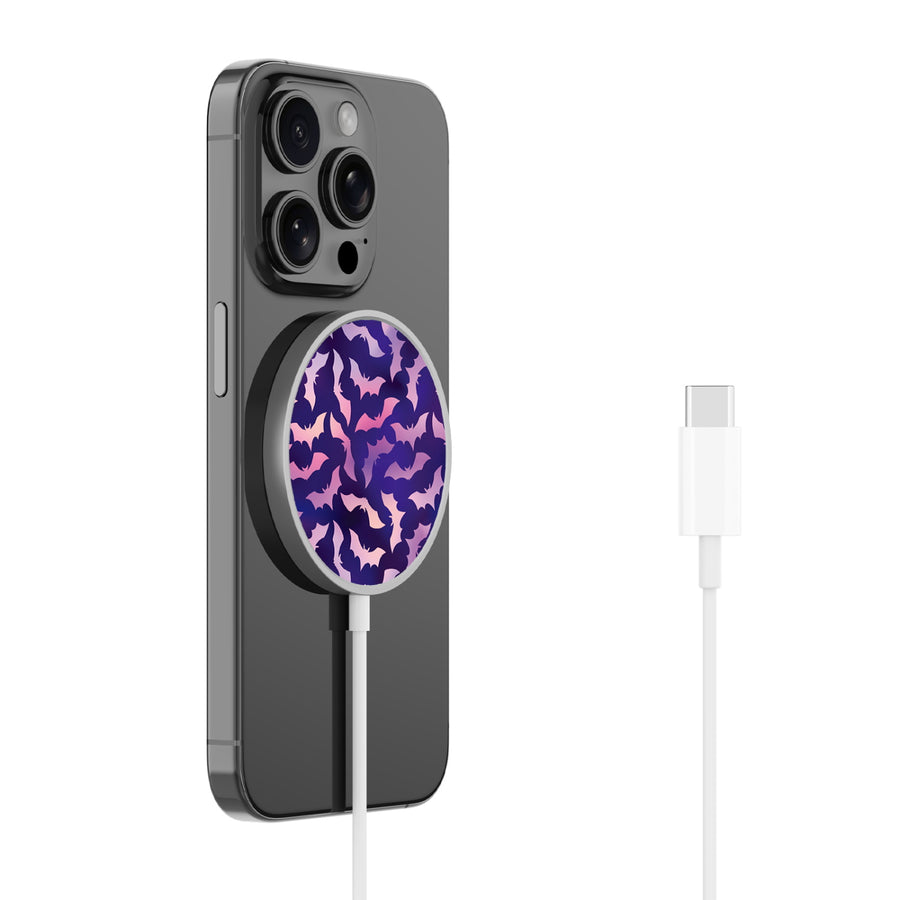 MyBat Design Lab Magnetic Wireless Charger - Silver - Twilight Bats - MCGWIRC18SL-422-2.jpg