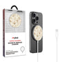 MyBat Design Lab Magnetic Wireless Charger - Silver - Jacobean Floral
