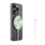 MyBat Design Lab Magnetic Wireless Charger - Silver - Vintage Garden - MCGWIRC18SL-432-2.jpg