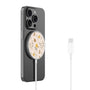 MyBat Design Lab Magnetic Wireless Charger - Silver - Ditsy Botanical - MCGWIRC18SL-433-2.jpg