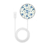 MyBat Design Lab Magnetic Wireless Charger - Silver - Porcelain Petals - MCGWIRC18SL-437-3.jpg