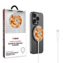 MyBat Design Lab Magnetic Wireless Charger - Silver - Retro Bouquet