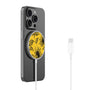 MyBat Design Lab Magnetic Wireless Charger - Silver - Golden Sunflowers - MCGWIRC18SL-444-2.jpg
