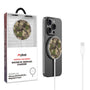 MyBat Design Lab Magnetic Wireless Charger - Silver - Leaf Camo