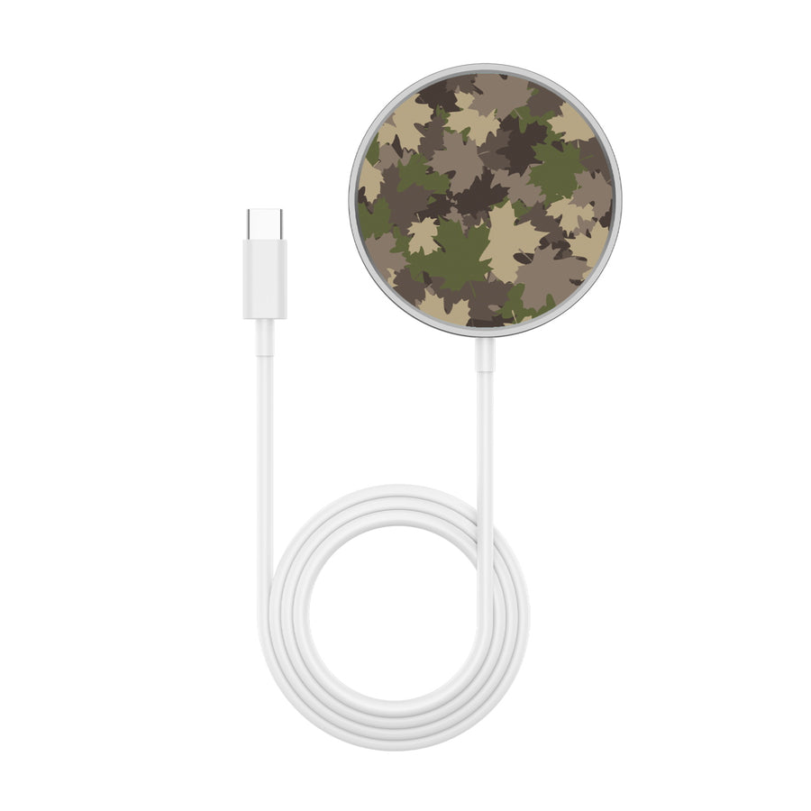 MyBat Design Lab Magnetic Wireless Charger - Silver - Leaf Camo - MCGWIRC18SL-445-3.jpg