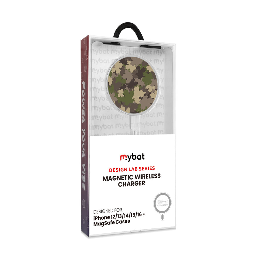 MyBat Design Lab Magnetic Wireless Charger - Silver - Leaf Camo - MCGWIRC18SL-445-8.jpg