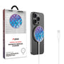 MyBat Design Lab Magnetic Wireless Charger - Silver - Mermaid Scales