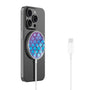 MyBat Design Lab Magnetic Wireless Charger - Silver - Mermaid Scales - MCGWIRC18SL-458-2.jpg