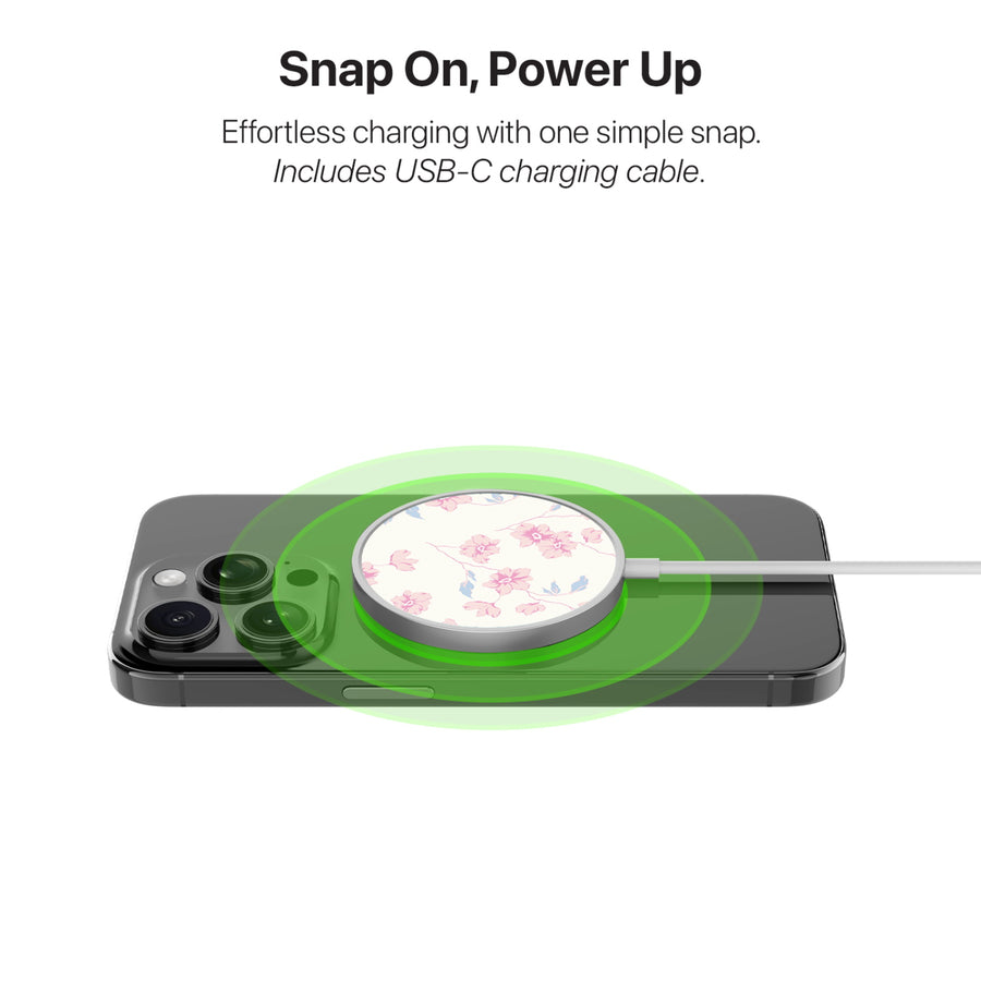 MyBat Design Lab Magnetic Wireless Charger - Silver - Rose Mallow - MCGWIRC18SL-474-4.jpg