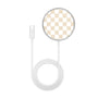 MyBat Design Lab Magnetic Wireless Charger - Silver - Tan Check - MCGWIRC18SL-475-3.jpg