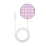 MyBat Design Lab Magnetic Wireless Charger - Silver - Purple Plaid - MCGWIRC18SL-483-3.jpg