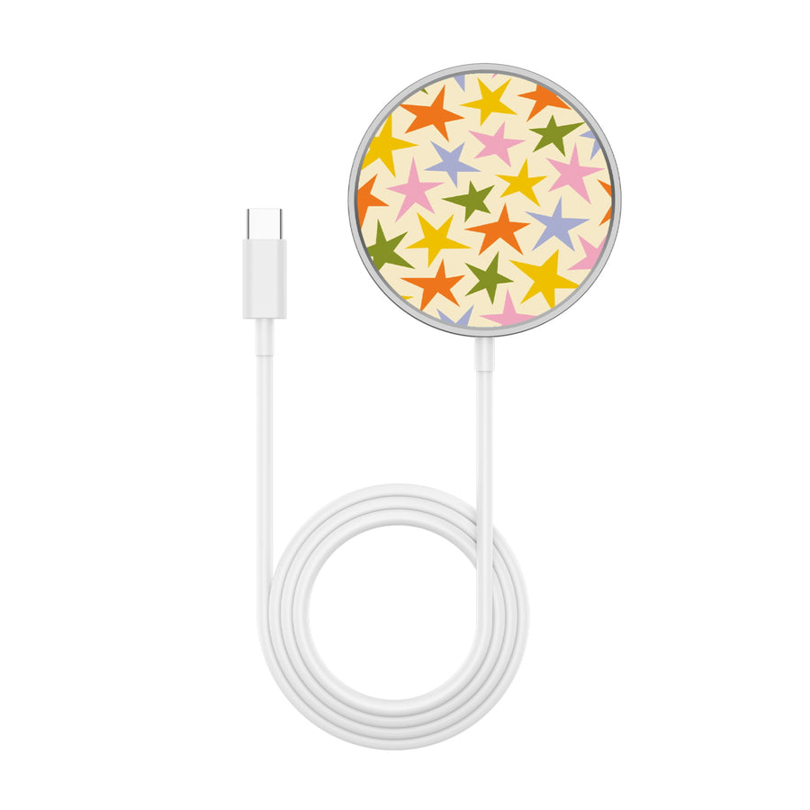 MyBat Design Lab Magnetic Wireless Charger - Silver - Party Stars - MCGWIRC18SL-500-3.jpg